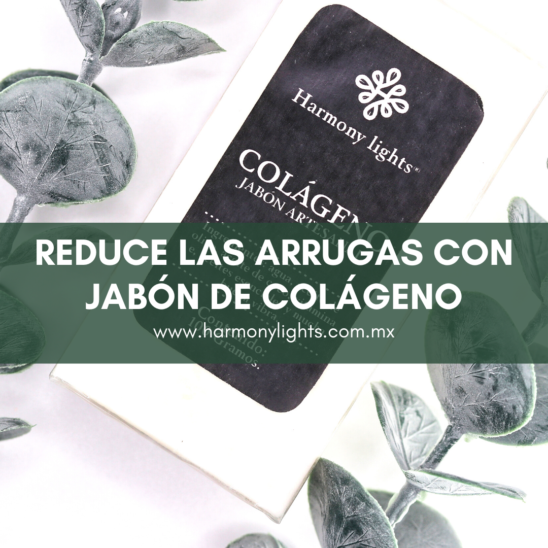 Reduce las arrugas con jabón de colágeno