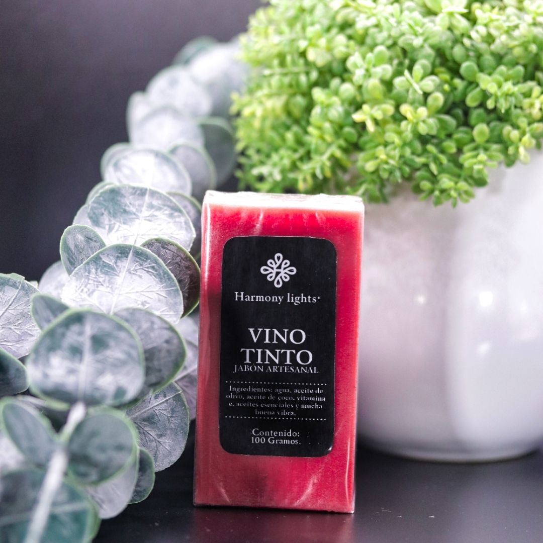 Jabón de vino tinto